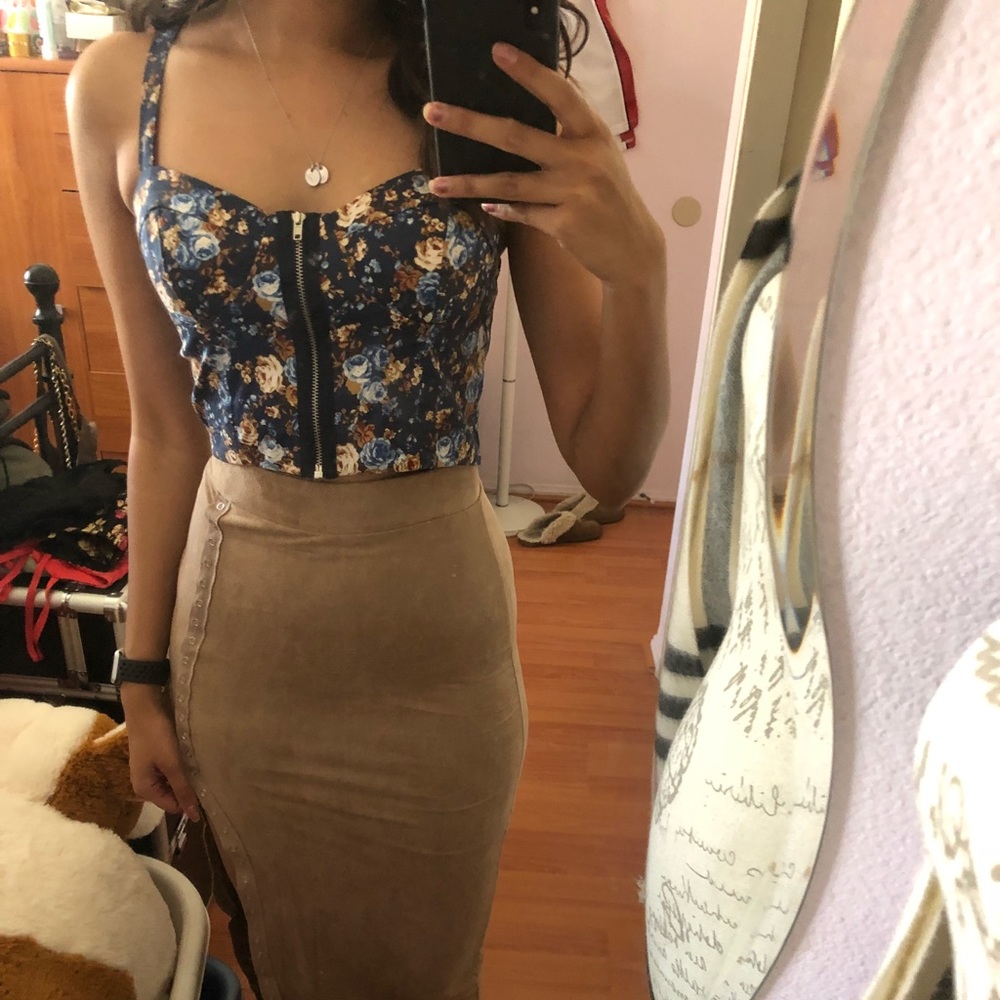Floral Crop Top